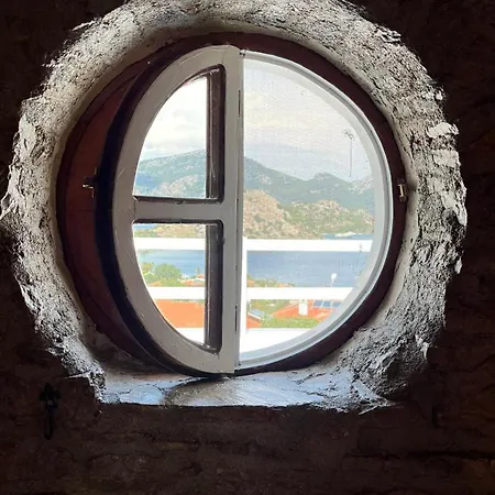 Kule Degirmen Deniz Manzarali Tas Ev Marmaris