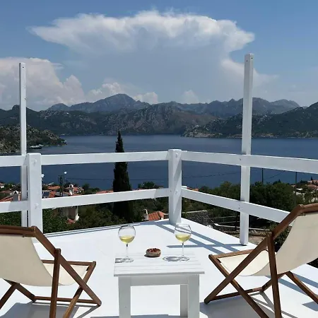 Kule Degirmen Deniz Manzarali Tas Ev Villa