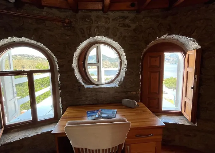 וילה Light House Kule , Degirmen Deniz Manzarali Tas