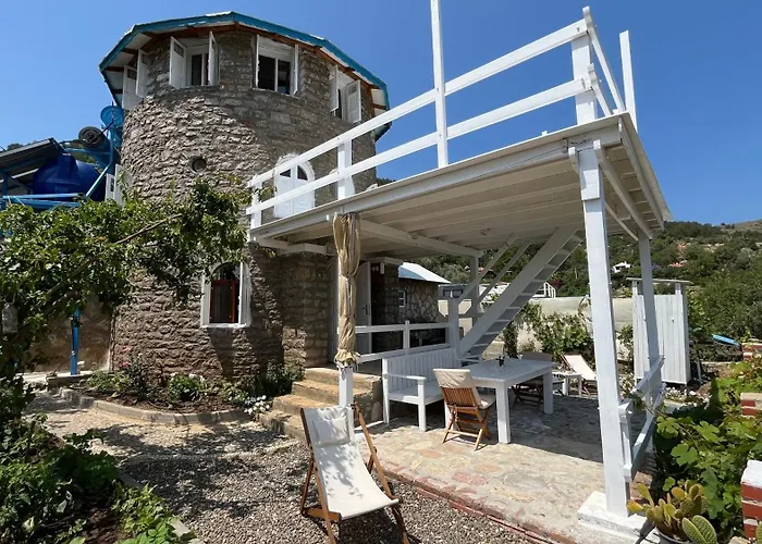 Light House Kule , Degirmen Deniz Manzarali Tas Marmaris